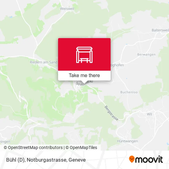 Bühl (D), Notburgastrasse map