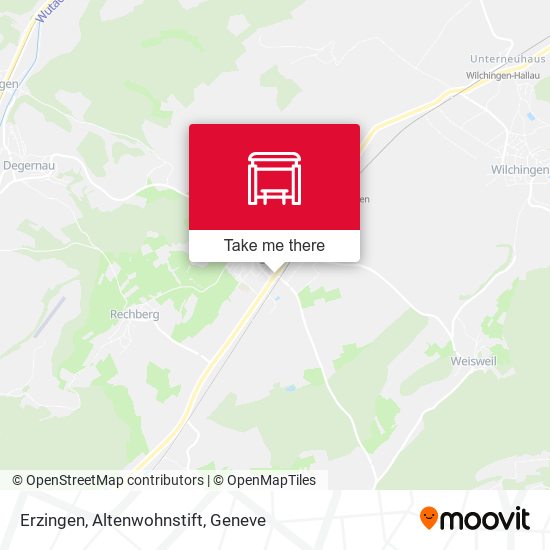 Erzingen, Altenwohnstift map