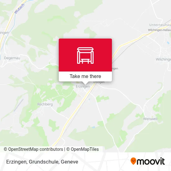 Erzingen, Grundschule map