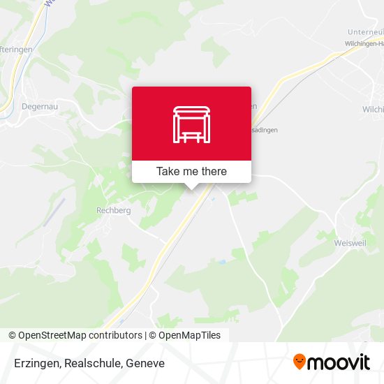 Erzingen, Realschule map