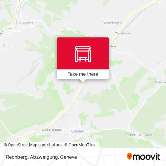 Rechberg, Abzweigung map