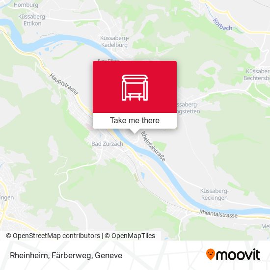 Rheinheim, Färberweg map