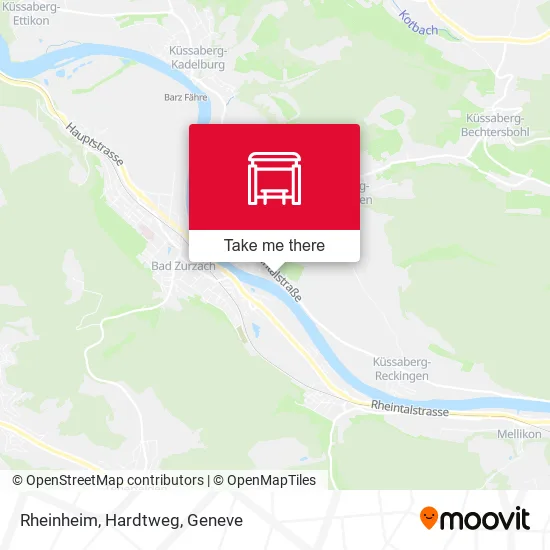 Rheinheim, Hardtweg map