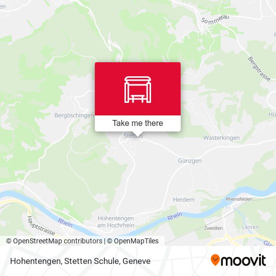 Hohentengen, Stetten Schule map