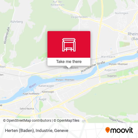 Herten (Baden), Industrie map