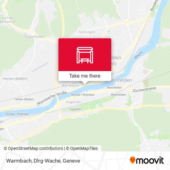 Warmbach, Dlrg-Wache map