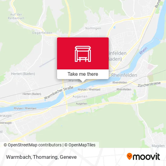 Warmbach, Thomaring map