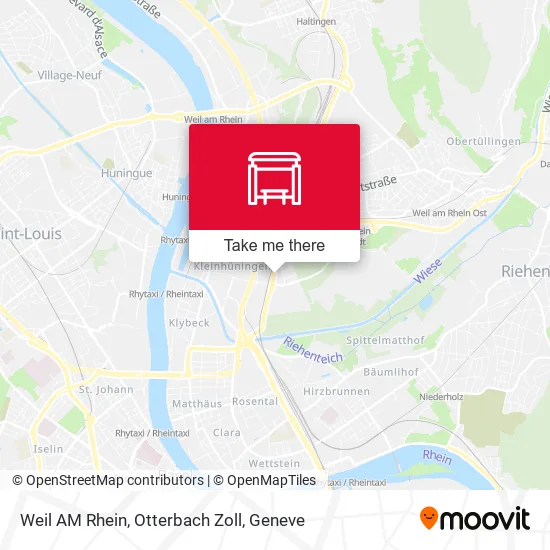 Weil AM Rhein, Otterbach Zoll map