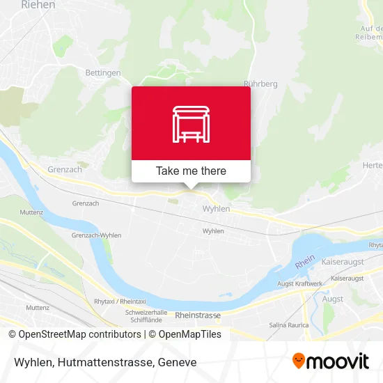 Wyhlen, Hutmattenstrasse map