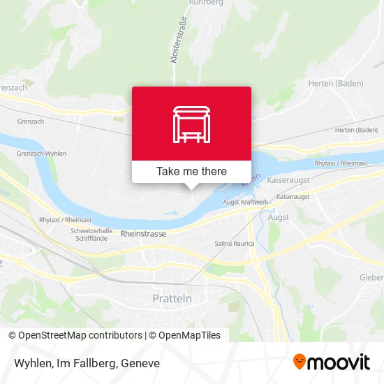 Wyhlen, Im Fallberg map