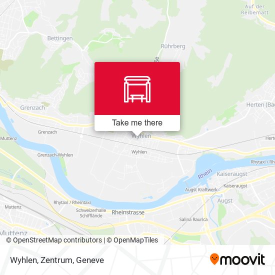 Wyhlen, Zentrum plan