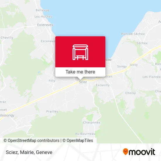 Sciez, Mairie map