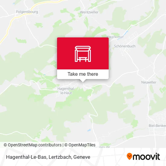 Hagenthal-Le-Bas, Lertzbach map