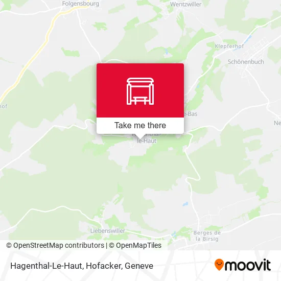 Hagenthal-Le-Haut, Hofacker map