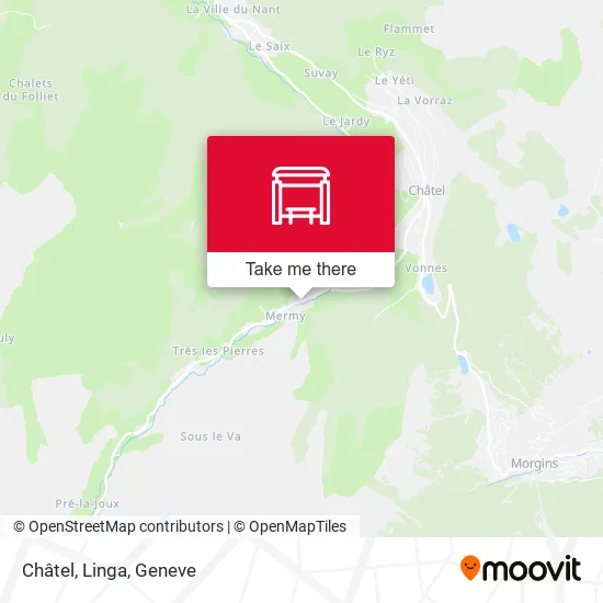 Châtel, Linga map