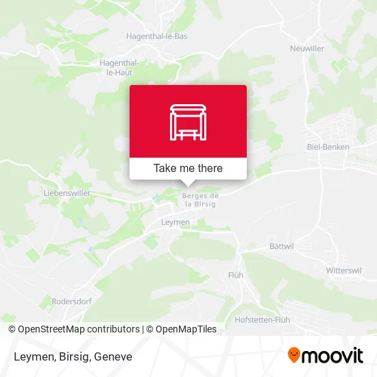 Leymen, Birsig map