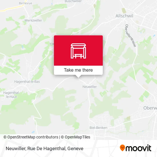 Neuwiller, Rue De Hagenthal map