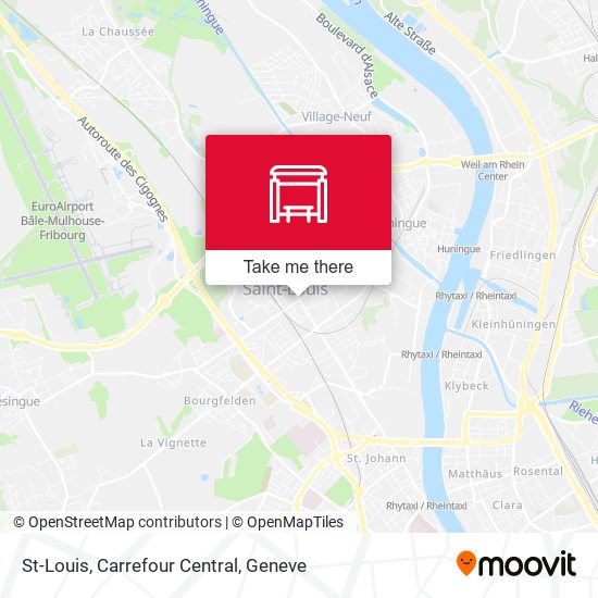 St-Louis, Carrefour Central plan