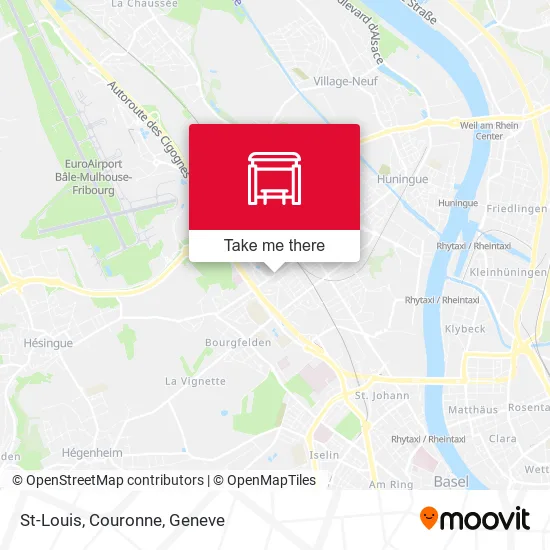 St-Louis, Couronne map