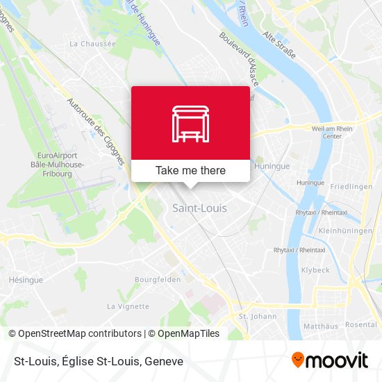 St-Louis, Église St-Louis map