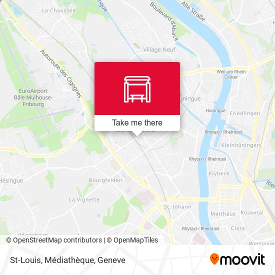 St-Louis, Médiathèque map