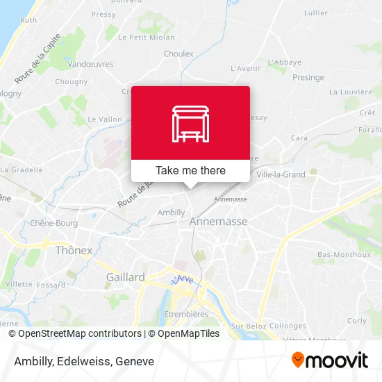 Ambilly, Edelweiss map
