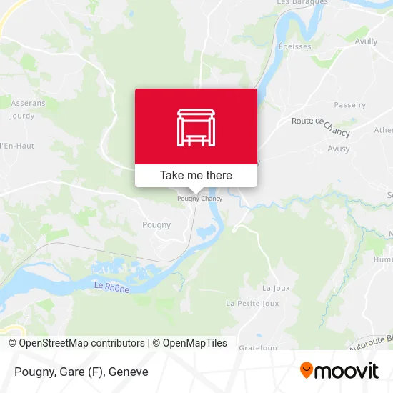 Pougny, Gare (F) map