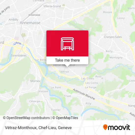 Vétraz-Monthoux, Chef-Lieu map