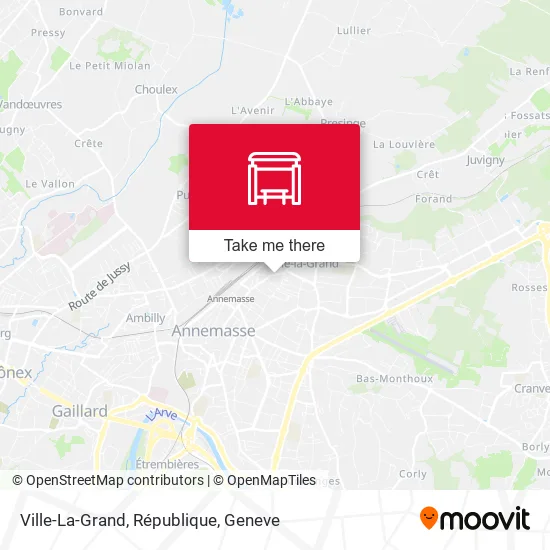 Ville-La-Grand, République map