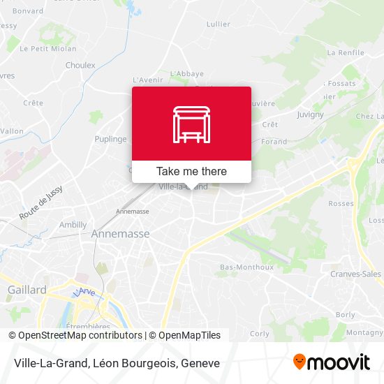 Ville-La-Grand, Léon Bourgeois map