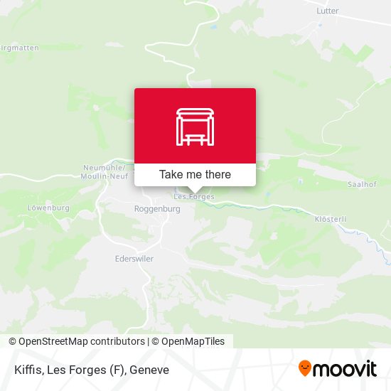 Kiffis, Les Forges map