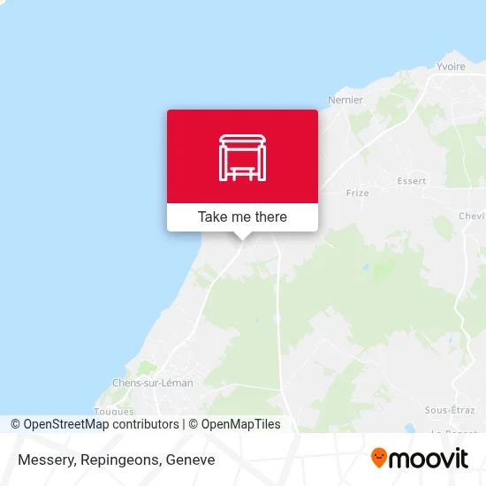 Messery, Repingeons map