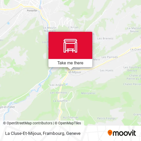 La Cluse-Et-Mijoux, Frambourg map