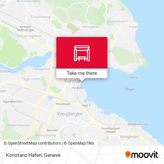 Konstanz Hafen map