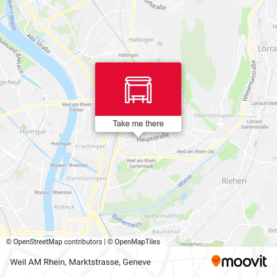 Weil AM Rhein, Marktstrasse map