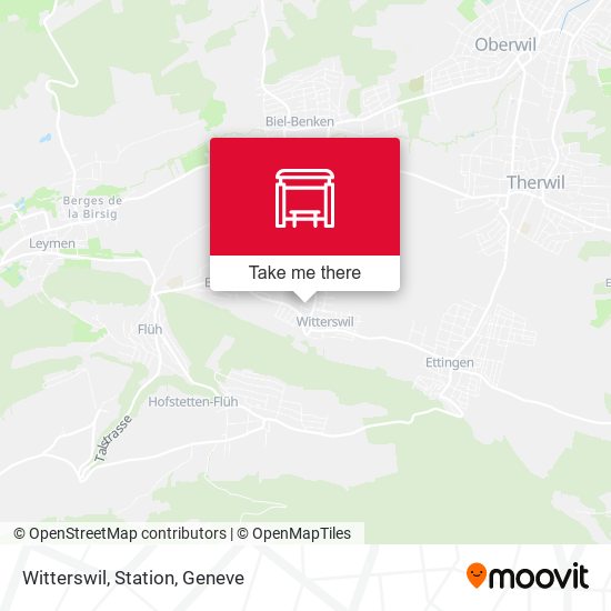 Witterswil, Station map