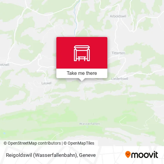 Reigoldswil (Wasserfallenbahn) map