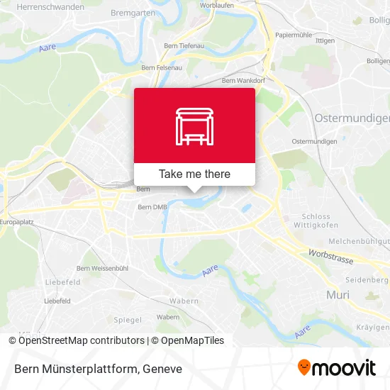 Bern Münsterplattform map