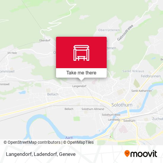 Langendorf, Ladendorf map