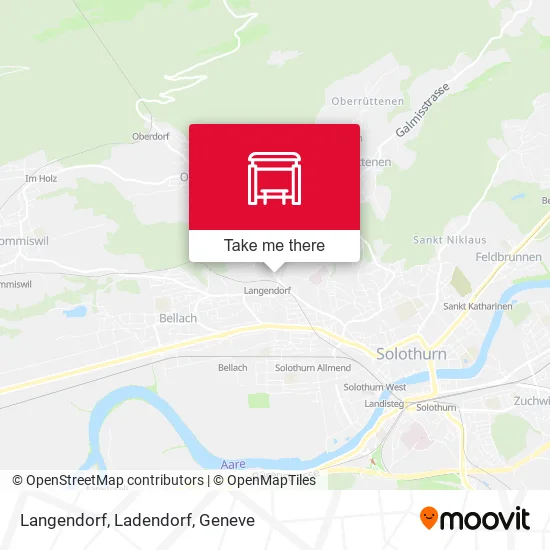 Langendorf, Ladendorf map