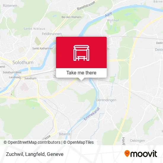 Zuchwil, Langfeld map