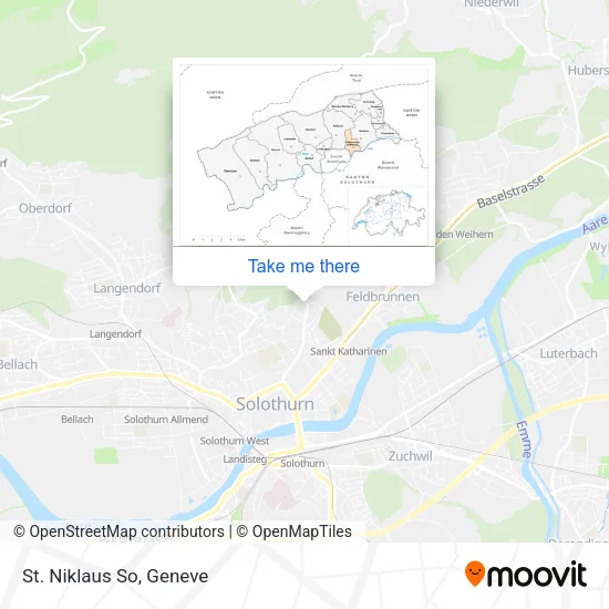 St. Niklaus So map