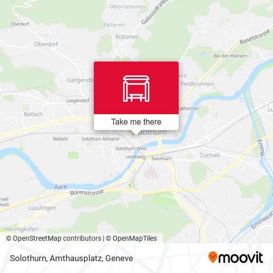 Solothurn, Amthausplatz plan