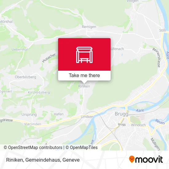 Riniken, Gemeindehaus map