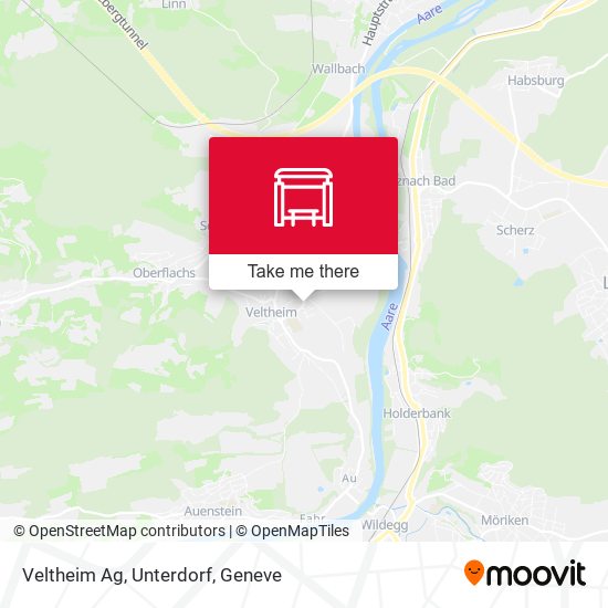 Veltheim Ag, Unterdorf map
