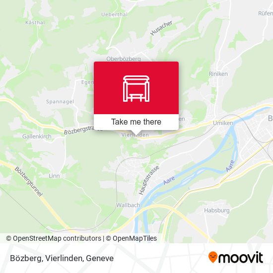 Bözberg, Vierlinden map