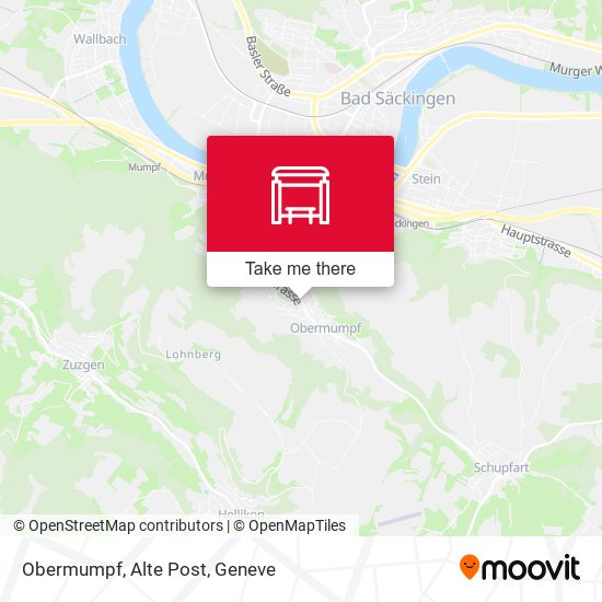 Obermumpf, Alte Post map