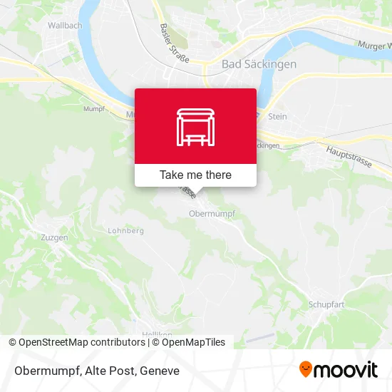 Obermumpf, Alte Post map