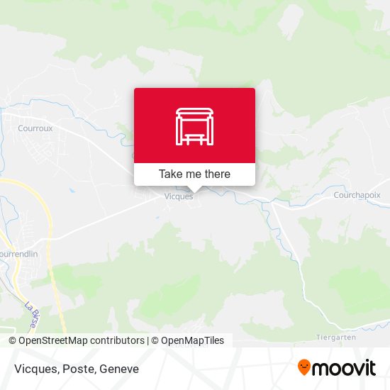 Vicques, Poste map