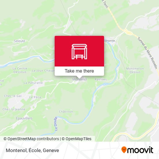 Montenol, École map